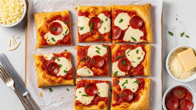 Puff Pastry Pizza Recipe