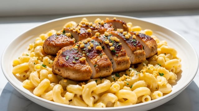 Creamy Chicken Mac and Cheese Recipe