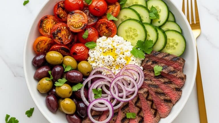 Mediterranean Steak Bowl Recipe