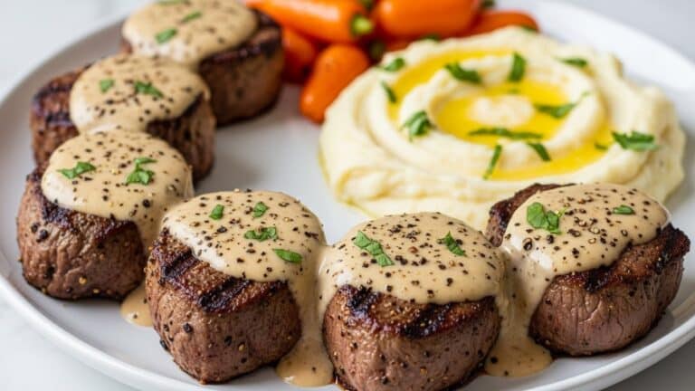 Easy Garlic Butter Steak Bites with a Rich Parmesan Cream Sauce Recipe