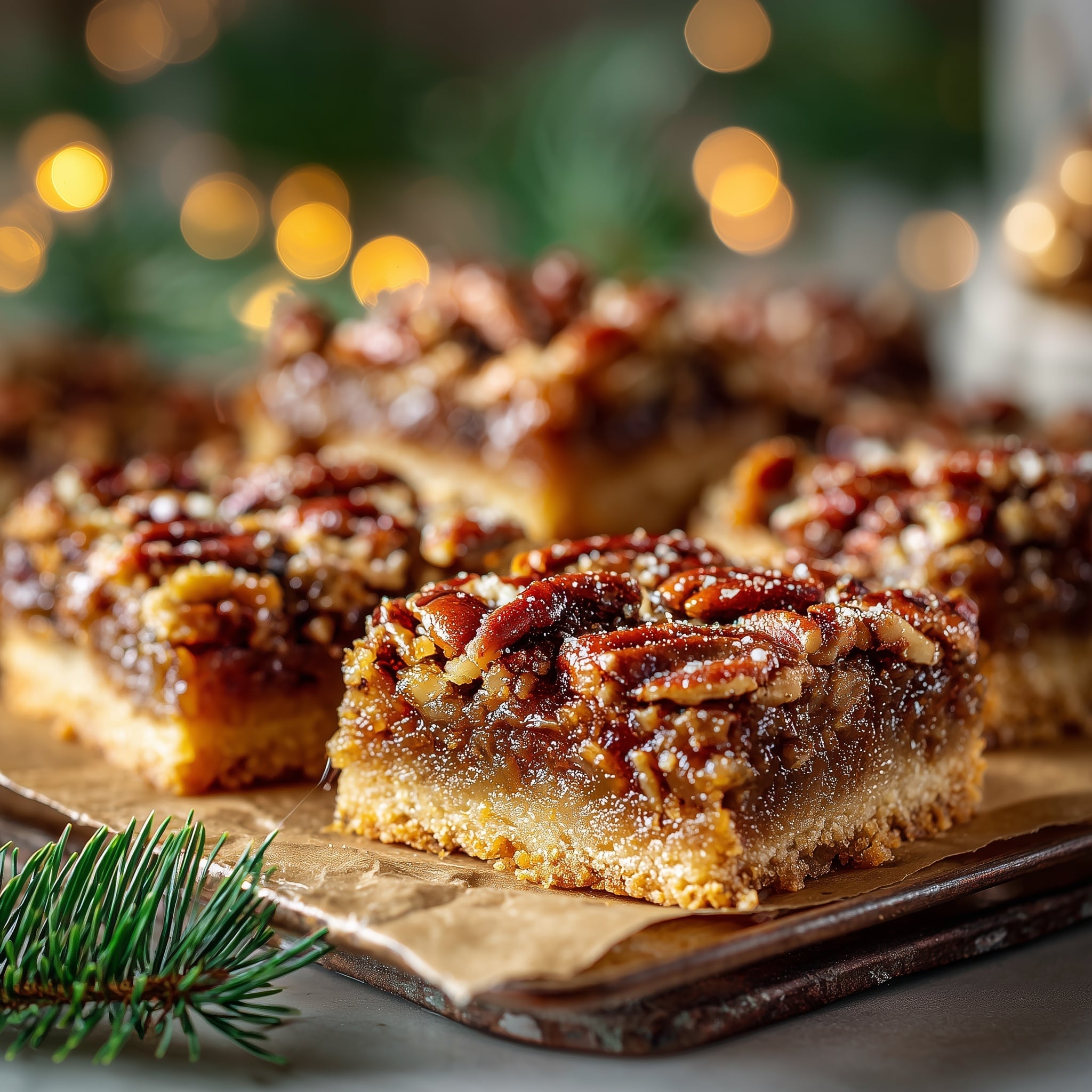 Simple Pecan Pie Bars Recipe