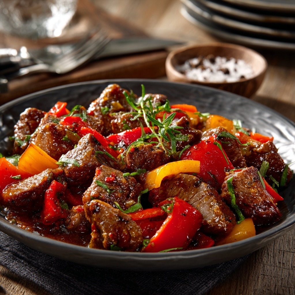 Swiss Steak with Vegetables in Tomato Sauce Recipe