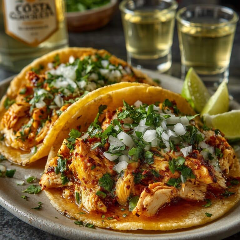 Tostadas de Tinga de Pollo (Shredded Chicken and Salsa Tostadas) Recipe