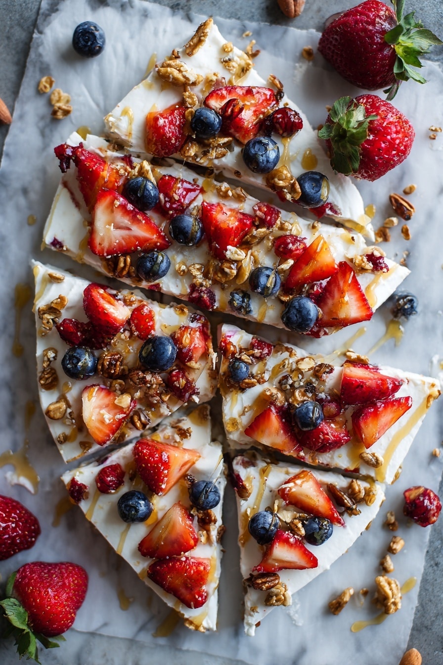 Easy Red White and Blue Cheesecake Salad Recipe