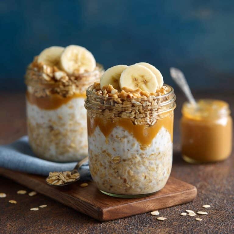 Banana Bread Overnight Oats Recipe