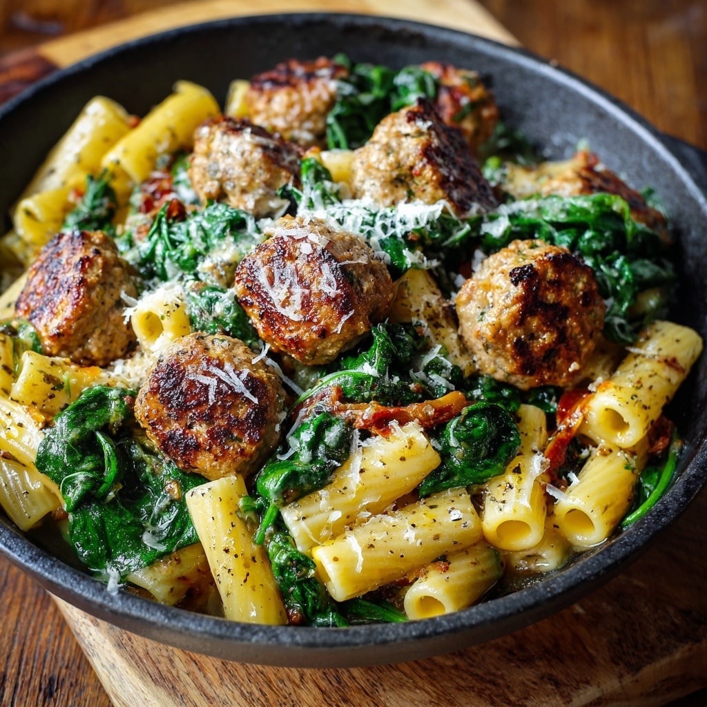 15-Minute Chicken Sausage Pasta Meal Prep Bowls Recipe - Recipe Image