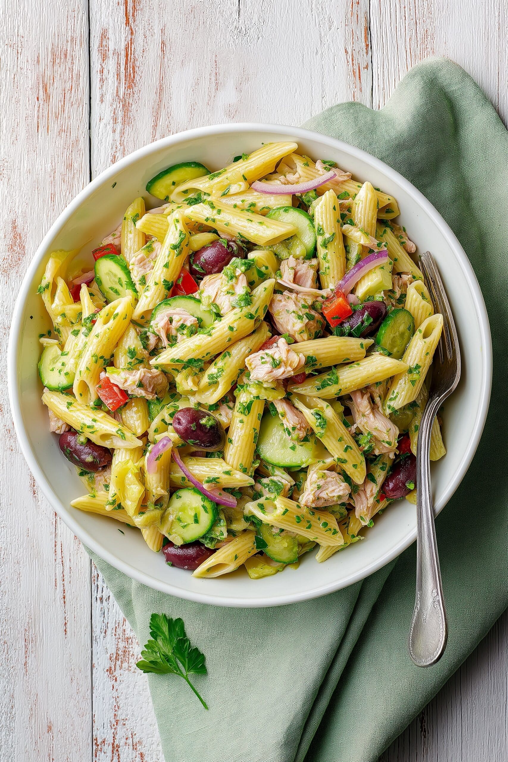 Italian Pasta Salad with Homemade Italian Dressing Recipe