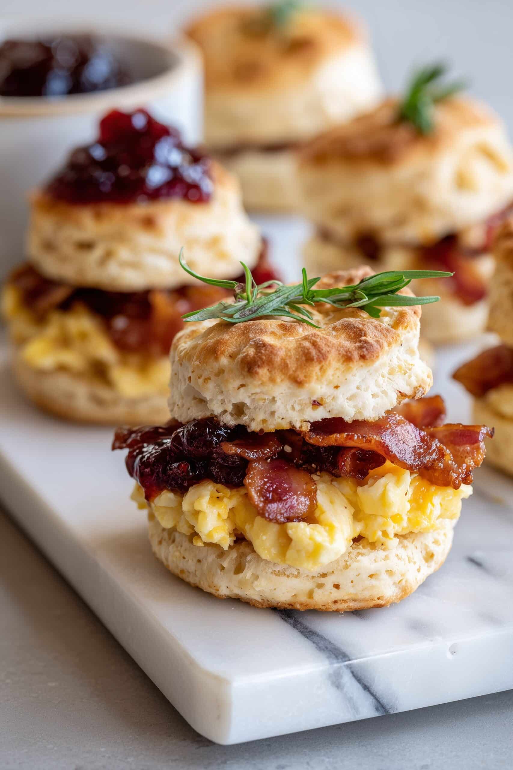 Maple Bacon Cheddar Biscuits Recipe - Recipe Image