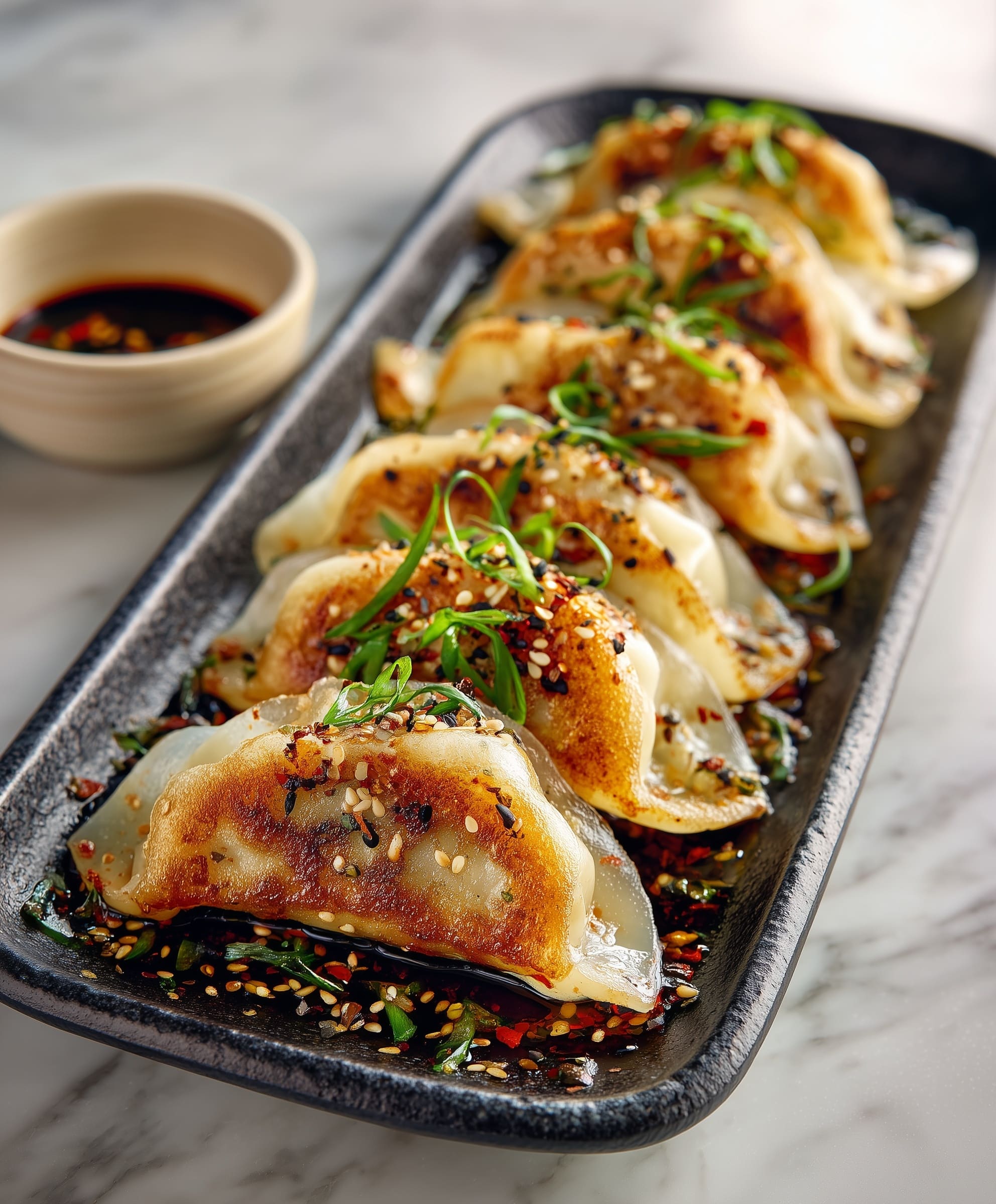 Crispy Pan Fried Dumplings: The Ultimate Guide to Perfect Gyoza Recipe - Recipe Image