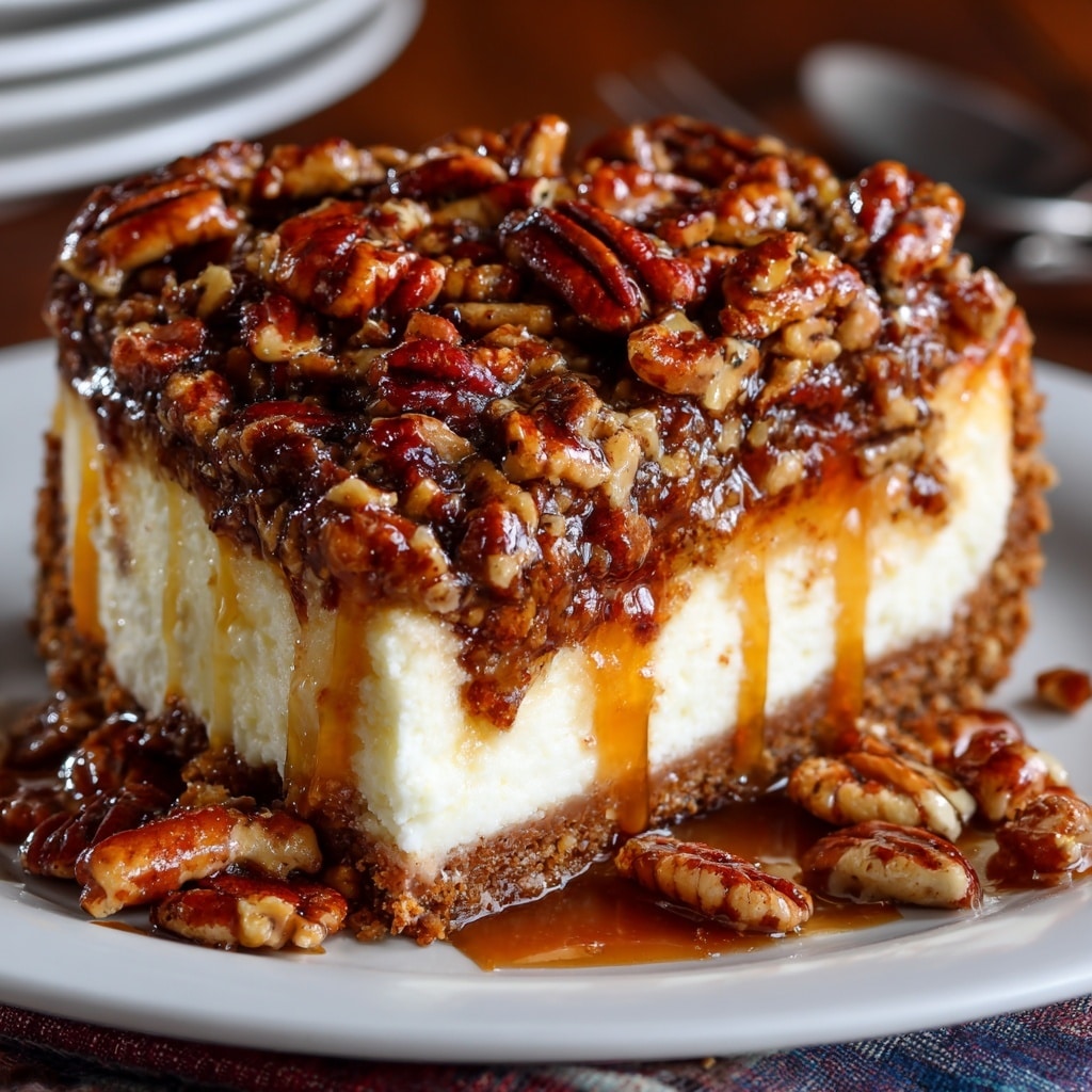 Browned Butter Pecan Cheesecake Recipe - Recipe Image