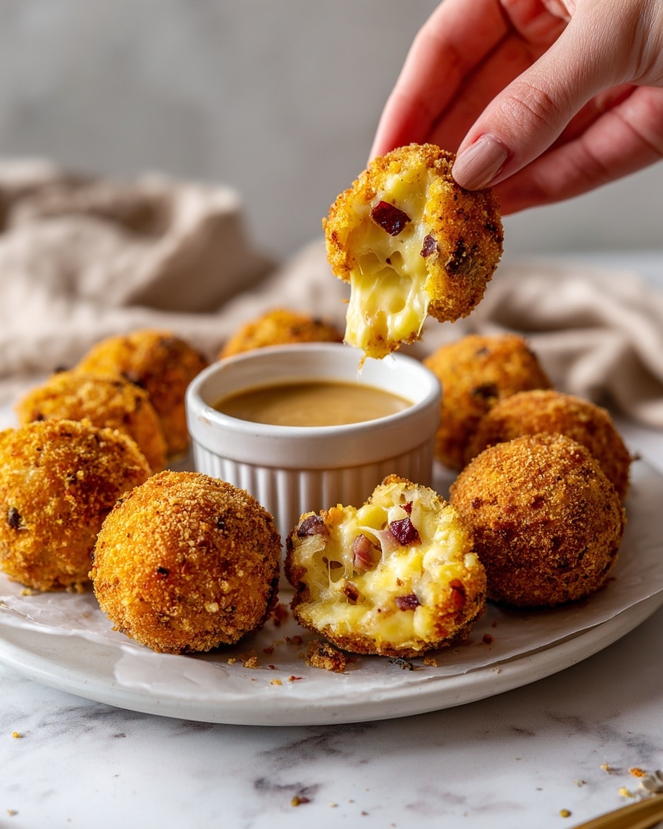 Reuben Balls with Spicy Thousand Island Dipping Sauce Recipe - Recipe Image