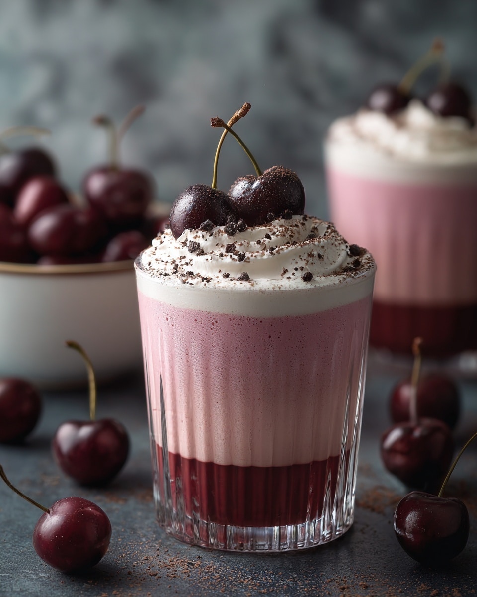 Cozy Cherry Vanilla Tea Latte Recipe - Recipe Image