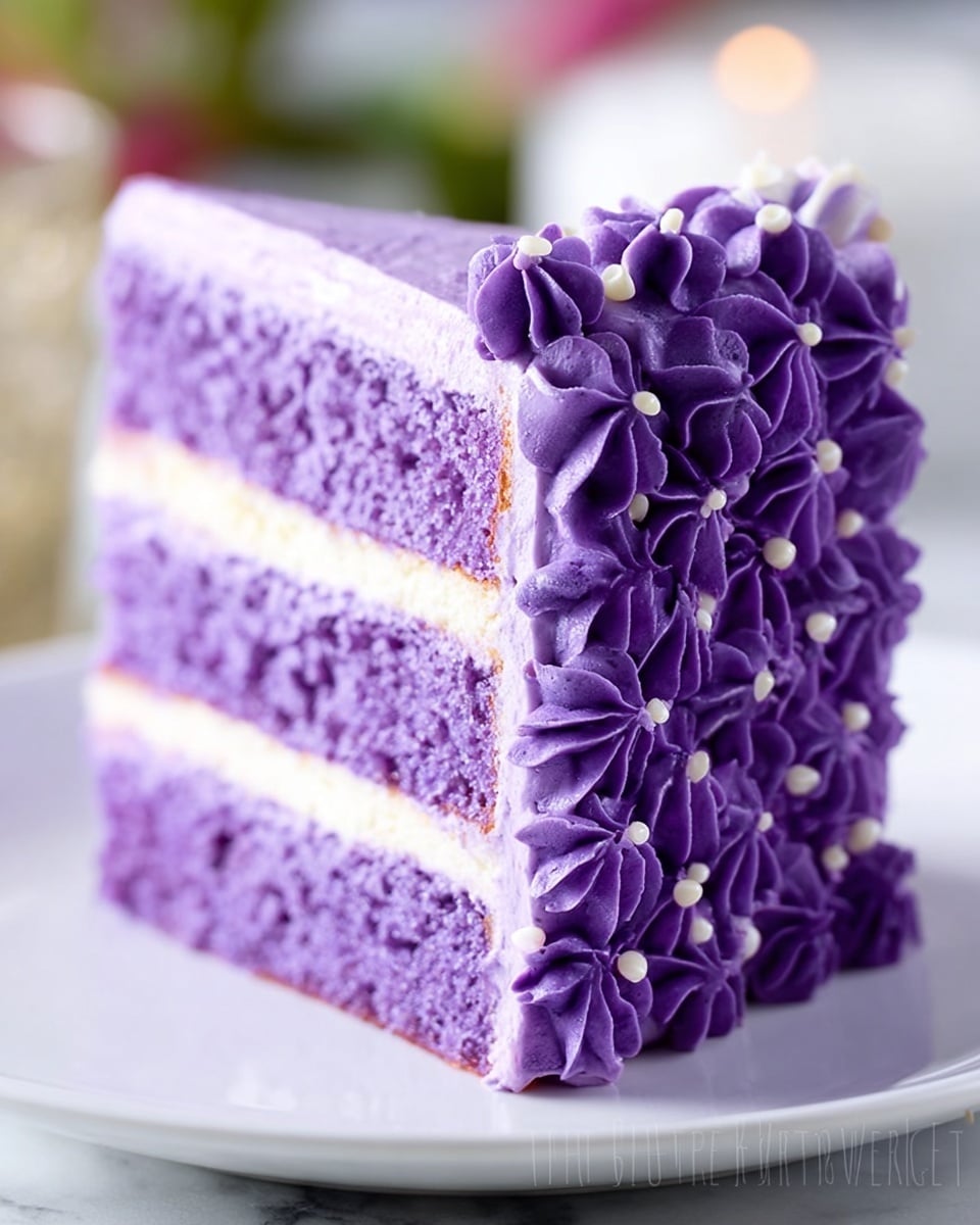The Best Ube Cake Recipe - Recipe Image
