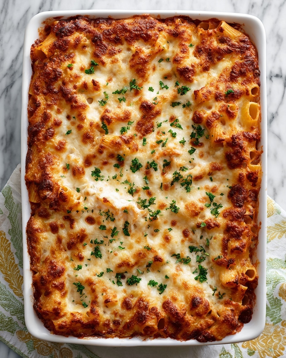 How To Make Baked Ziti Recipe - Recipe Image
