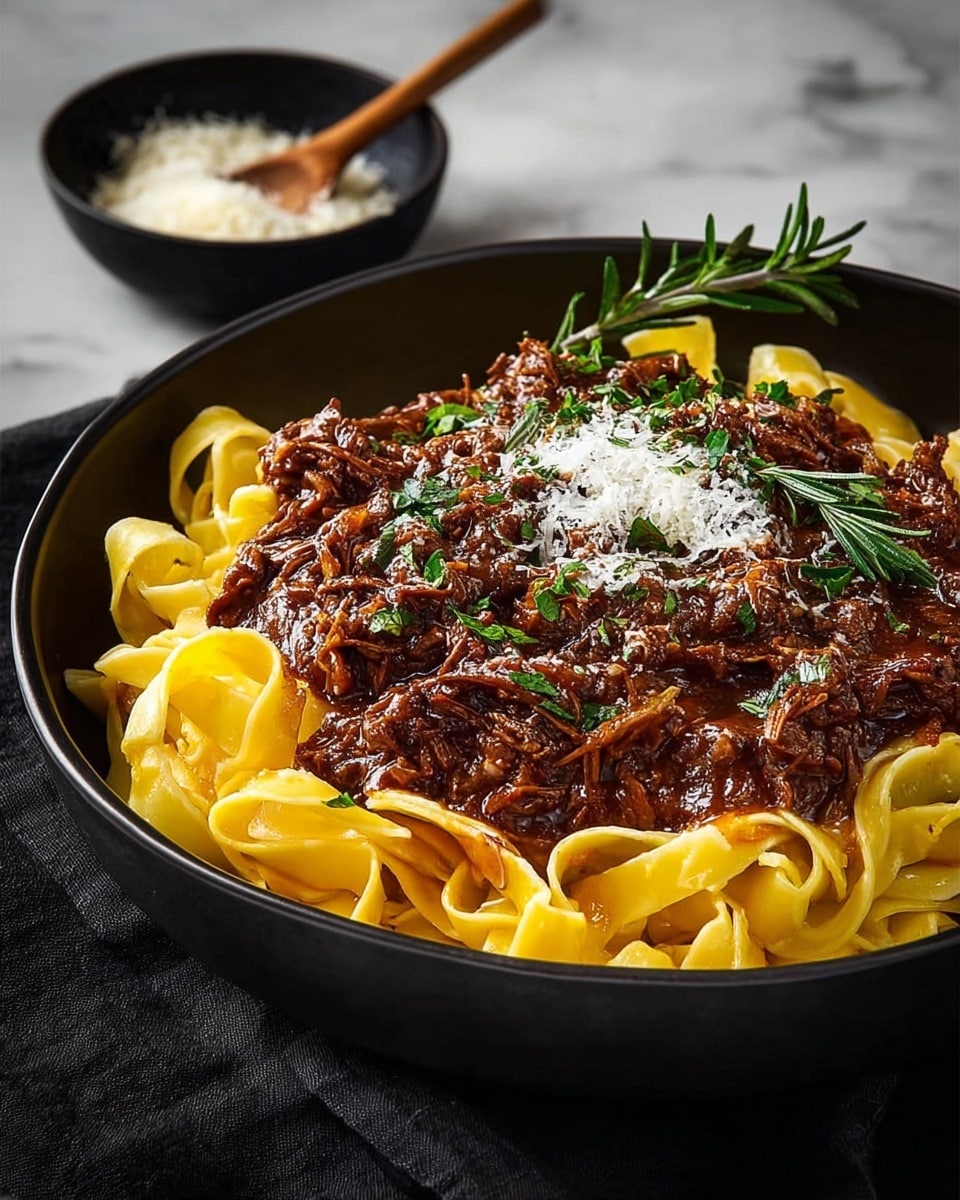 Short Rib Ragu with Pasta and Fresh Herbs Recipe