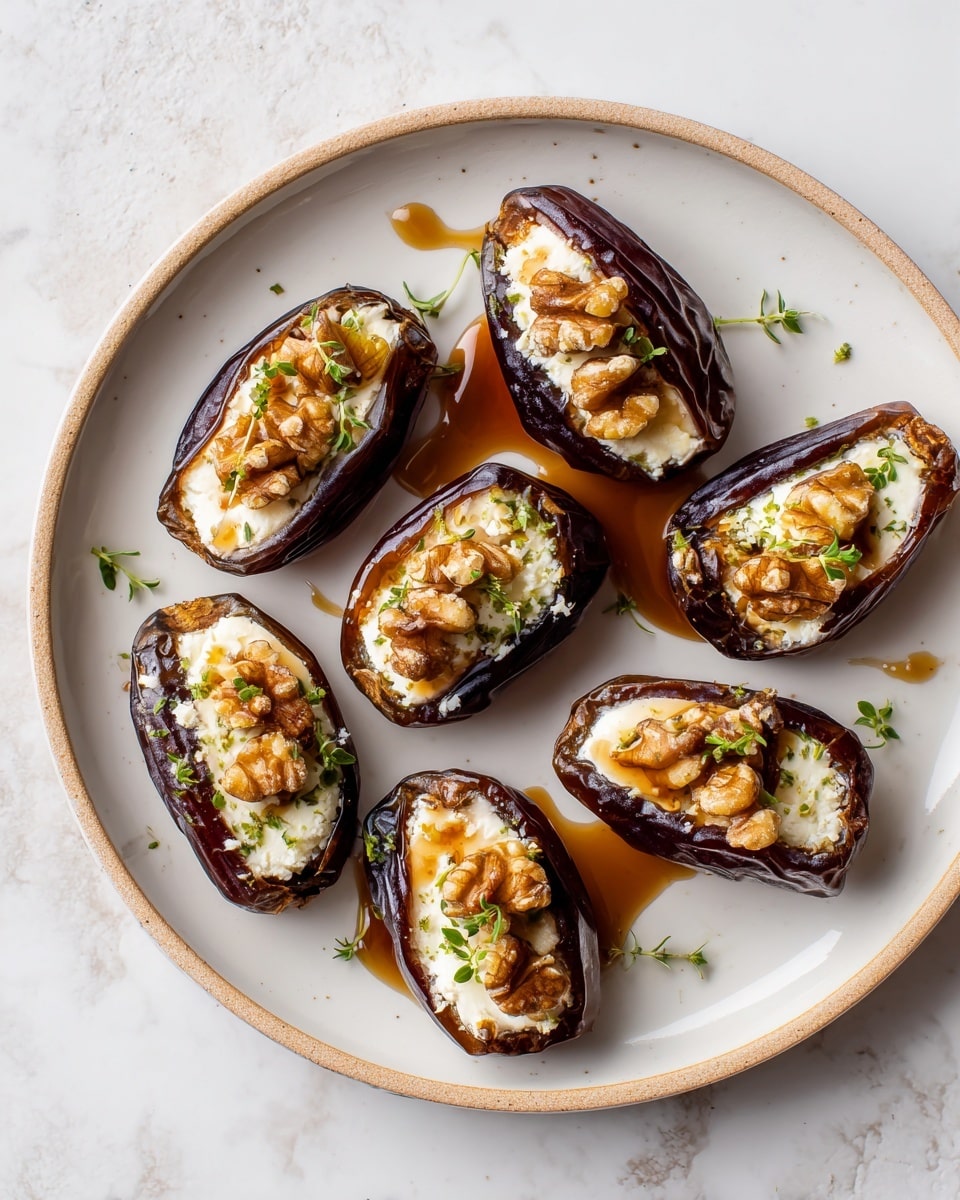 Goat Cheese Stuffed Dates Recipe - Recipe Image