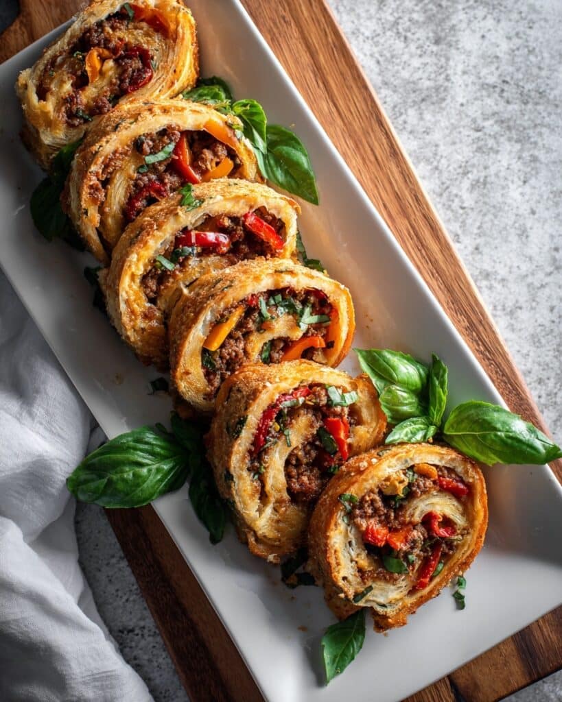 Peach Cobbler Egg Rolls Recipe