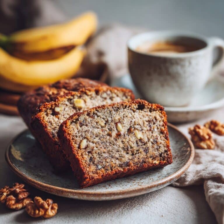 Coffee and Walnut Loaf Cake Recipe