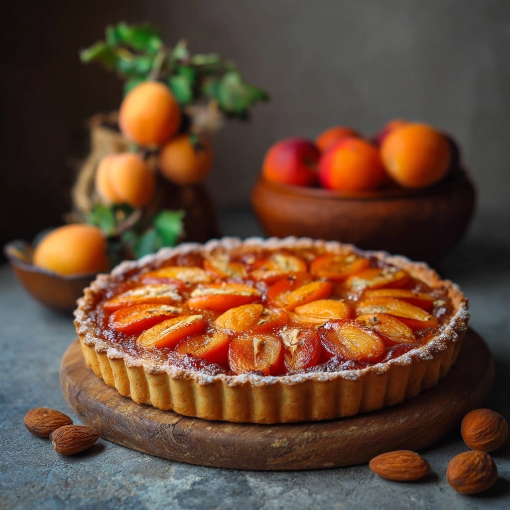 Peach Almond Tartlets Recipe - Recipe Image