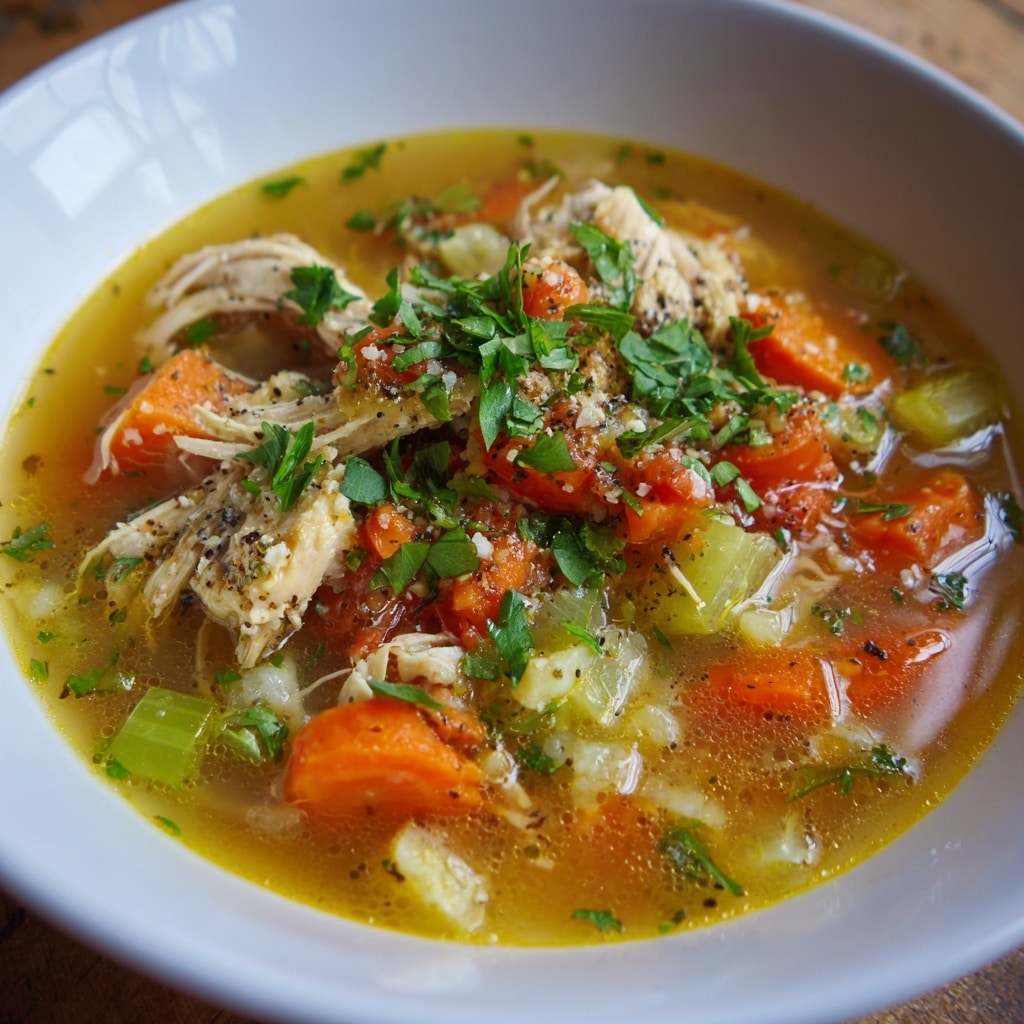 Crockpot Lemon Chicken Soup Recipe