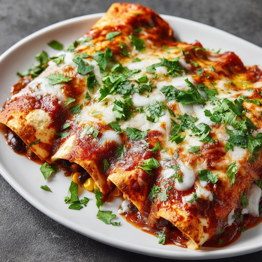 Amazing 20-Minute Green Chile Chicken Enchiladas Recipe - Recipe Image