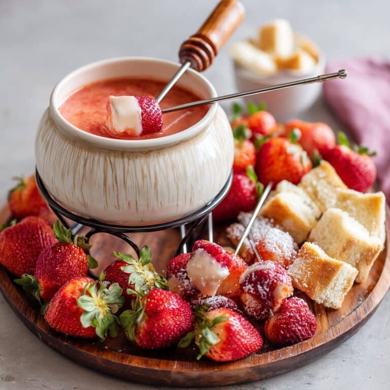 Easy Strawberry Fondue Recipe
