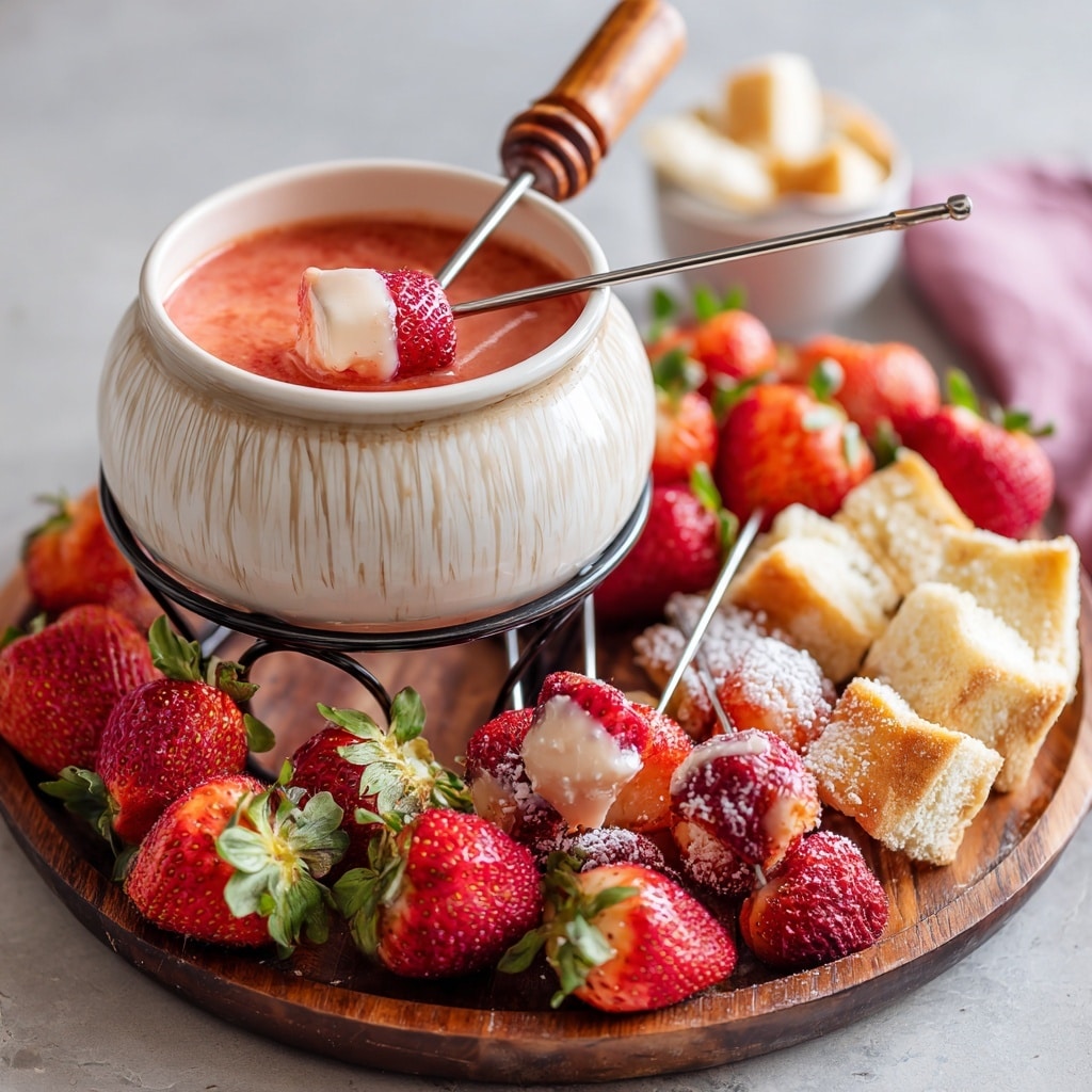 Easy Strawberry Fondue Recipe