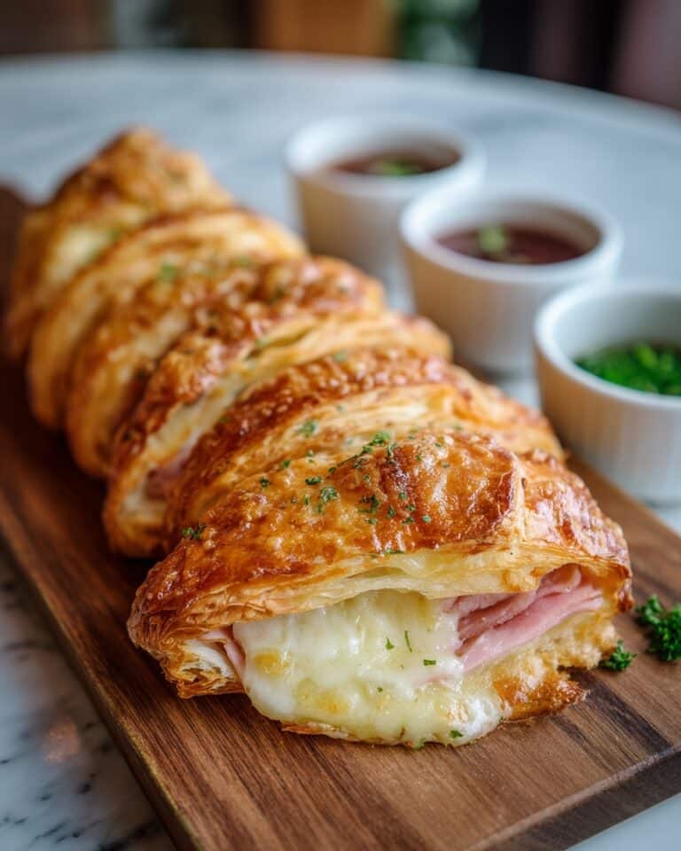 Ham and Cheese Crescent Roll Ups Recipe