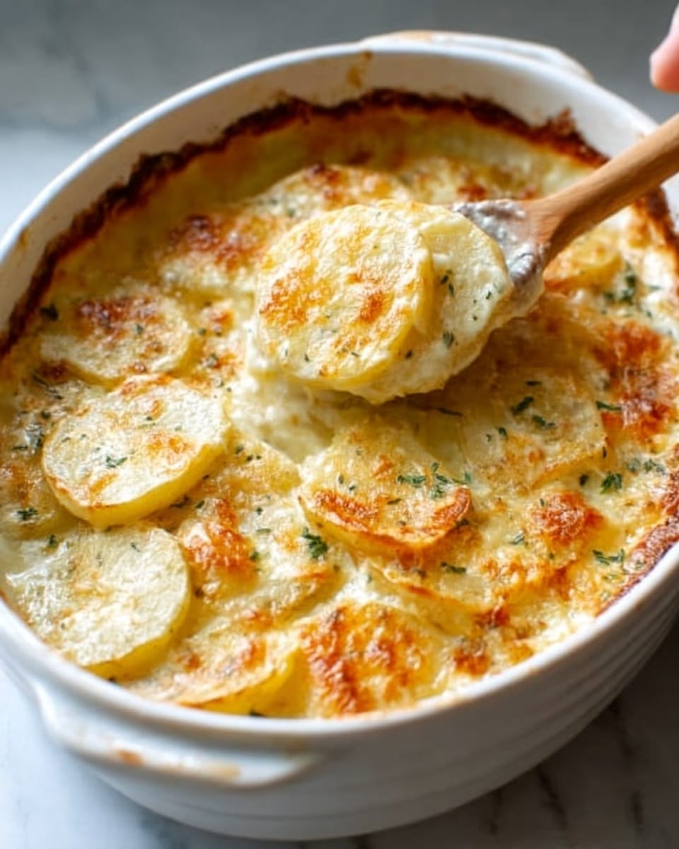 Delicious Crock Pot Scalloped Potatoes Recipe for Comfort Food Recipe - Recipe Image