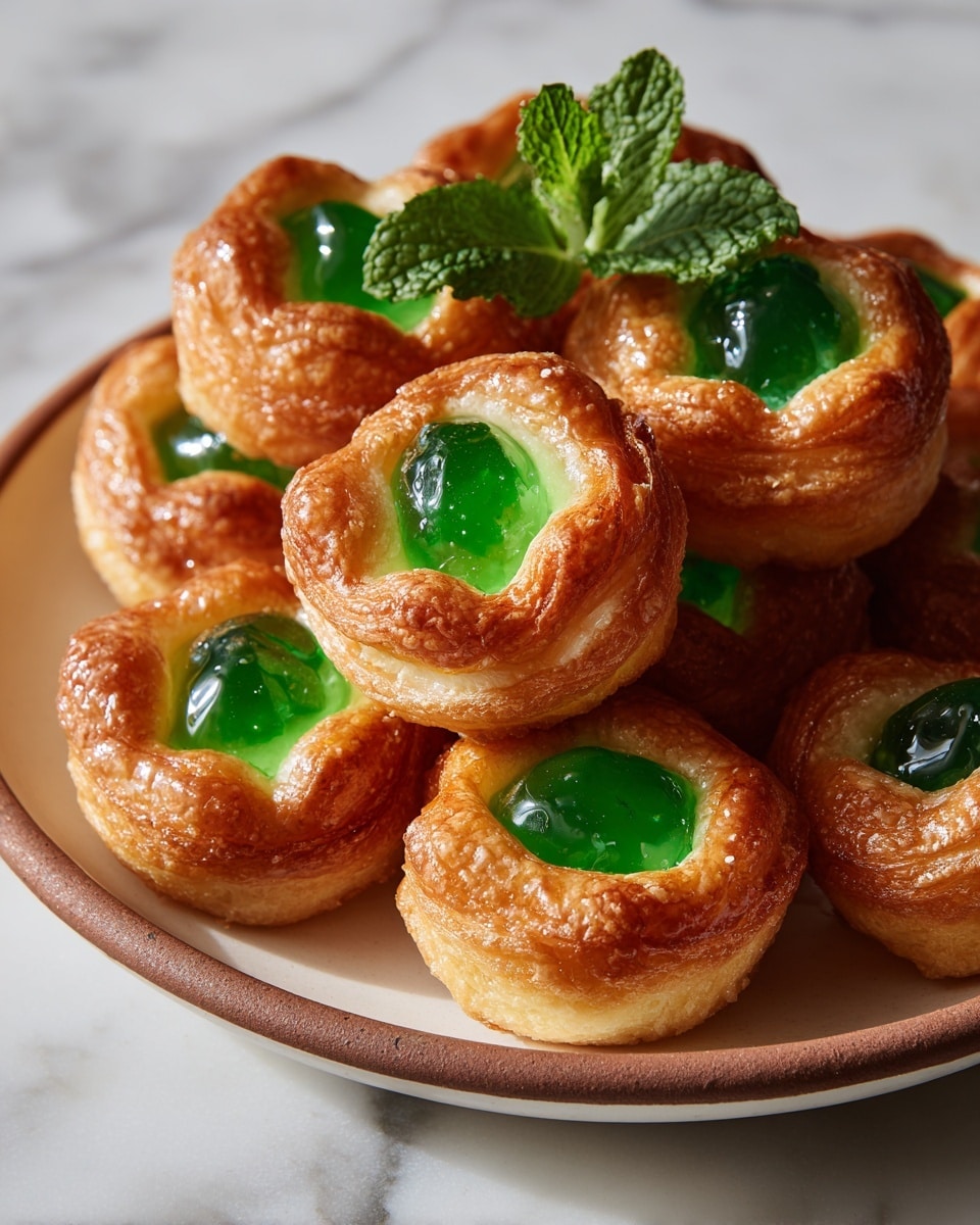 Marvelous Mini Shamrock Pie Recipe - Recipe Image