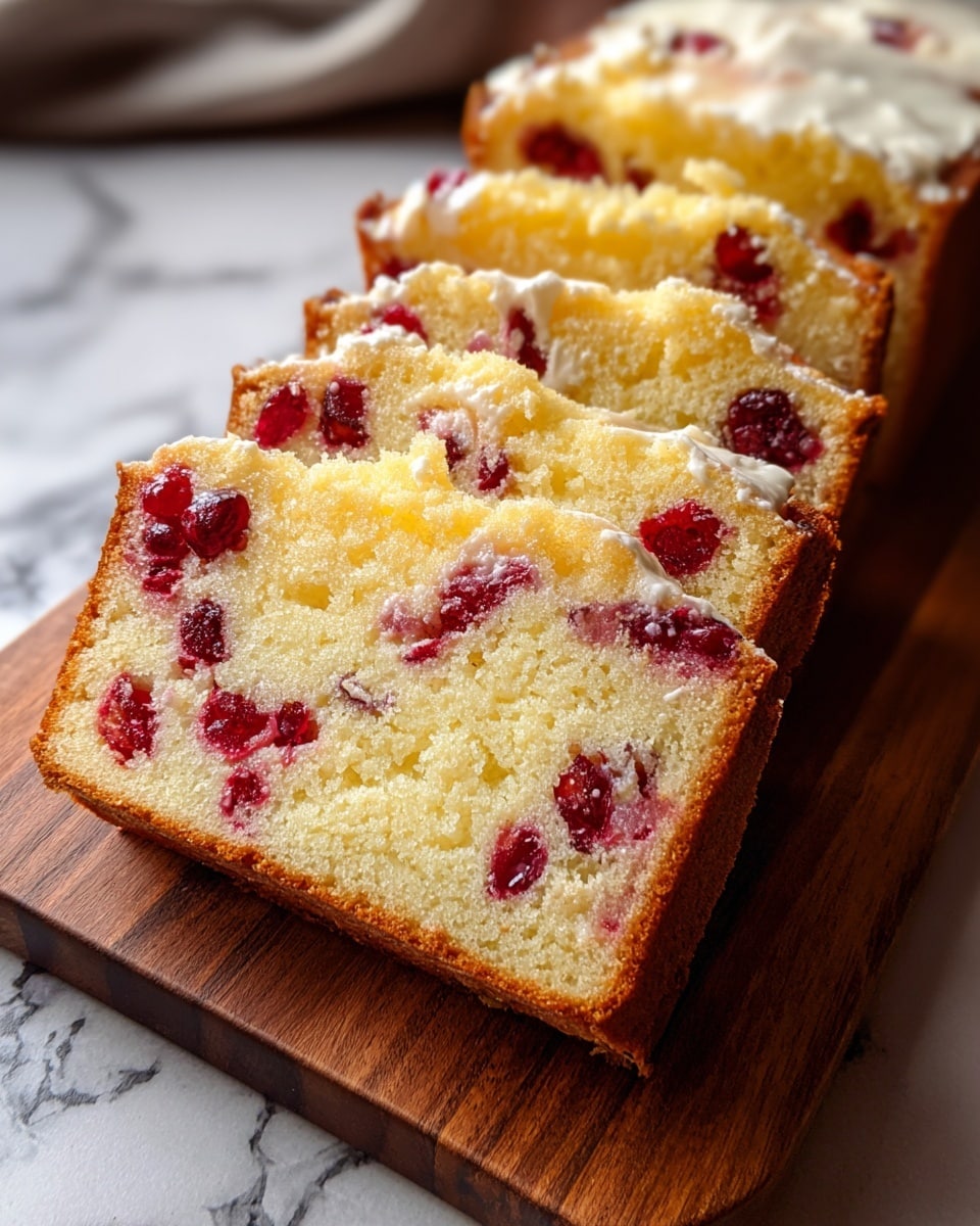 Cream Cheese Cranberry Loaf Recipe - Recipe Image