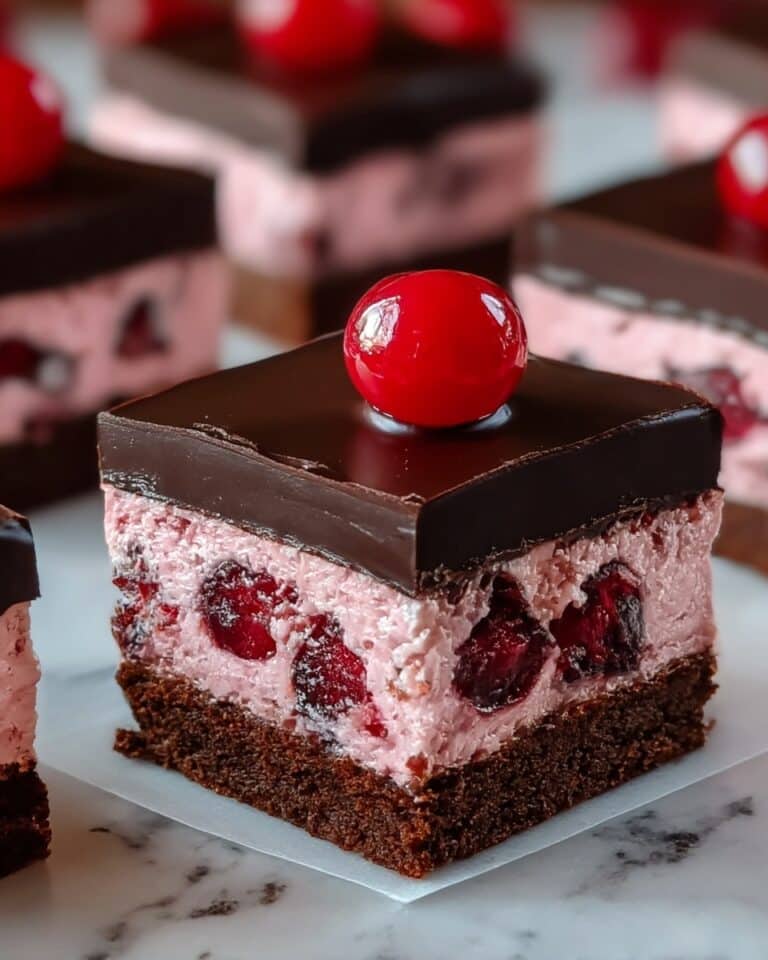 Decadent Chocolate Covered Cherry Brownies Recipe