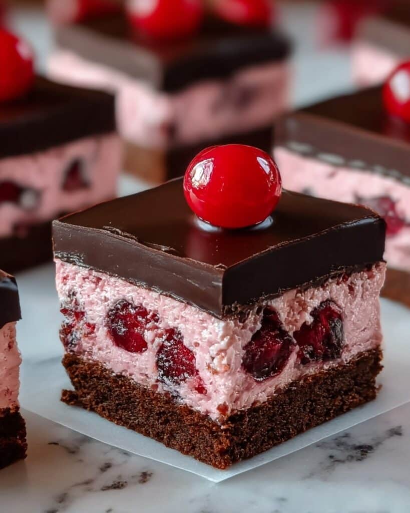 Decadent Chocolate Covered Cherry Brownies Recipe