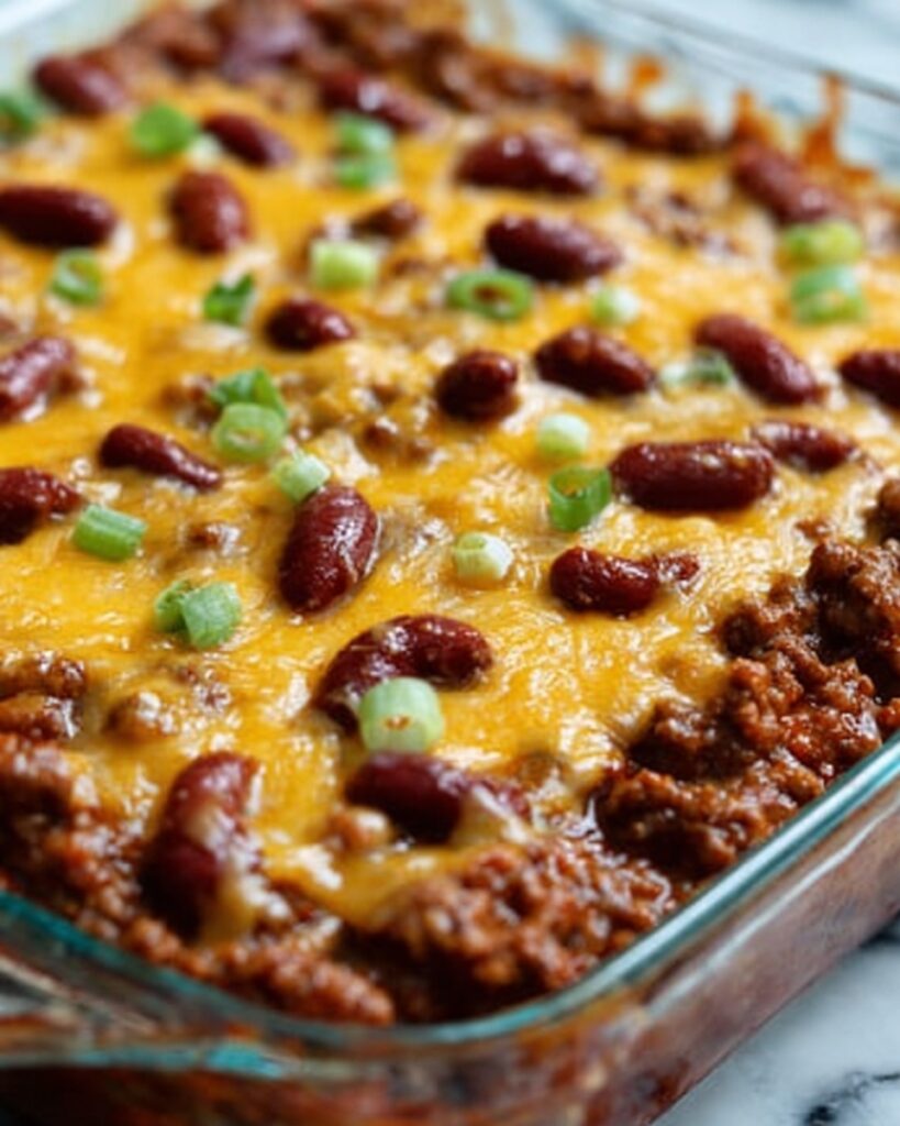 Chili Cheese Dog Casserole Recipe