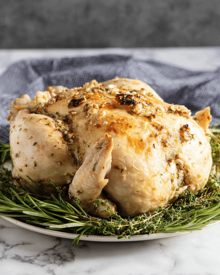 Instant Pot Whole Chicken with Herb Butter Recipe