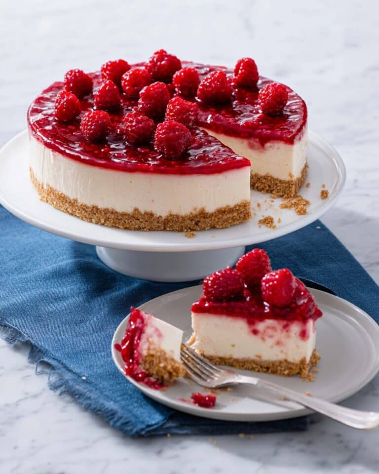 Vegan Raspberry Cashew Cheesecake Recipe