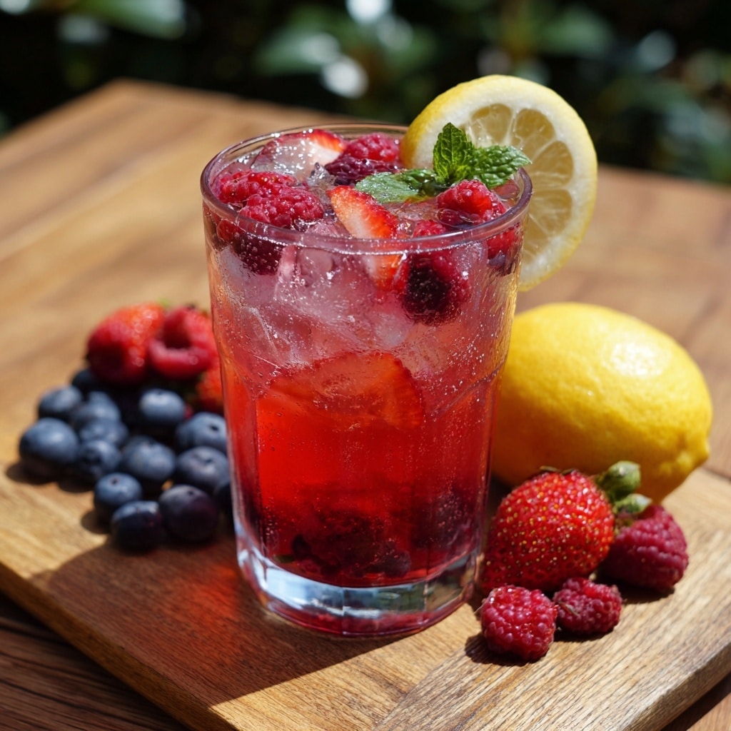 Homemade Raspberry Lemonade Recipe - Recipe Image