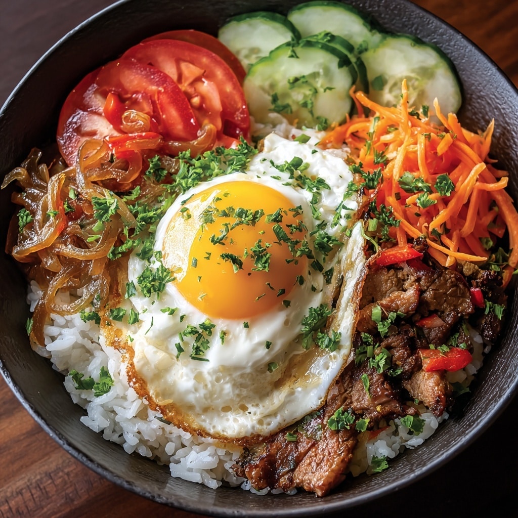 Mushroom and Egg Donburi Recipe