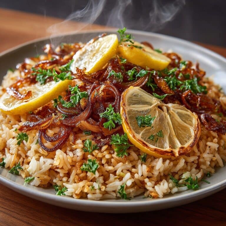 Mujadara (Lentils and Rice with Caramelized Onions) Recipe