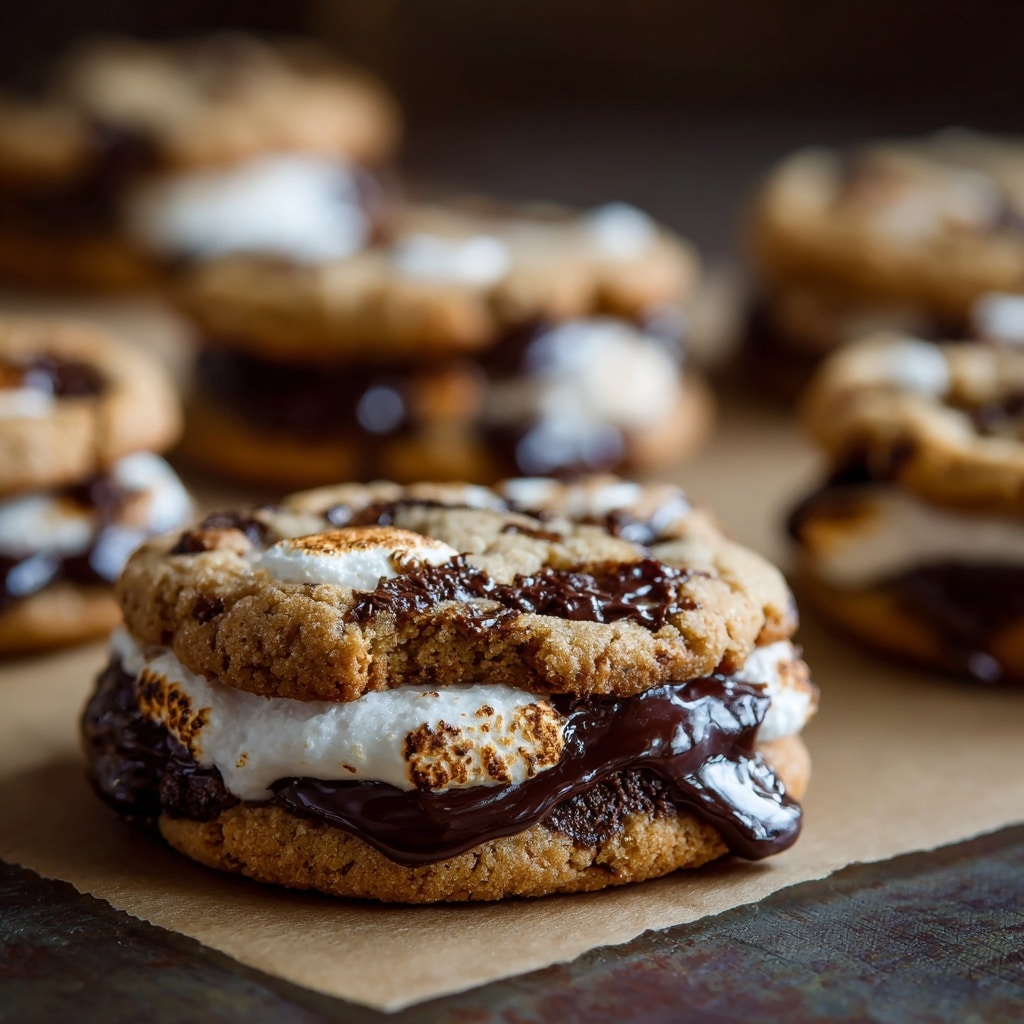 Rich Hot Chocolate Cookies with Marshmallow Swirl Recipe - Recipe Image