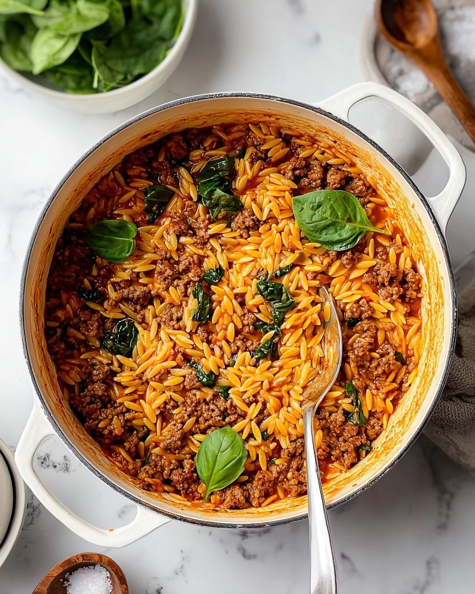 Ground Beef Orzo Pasta: A Quick & Easy Meal Recipe