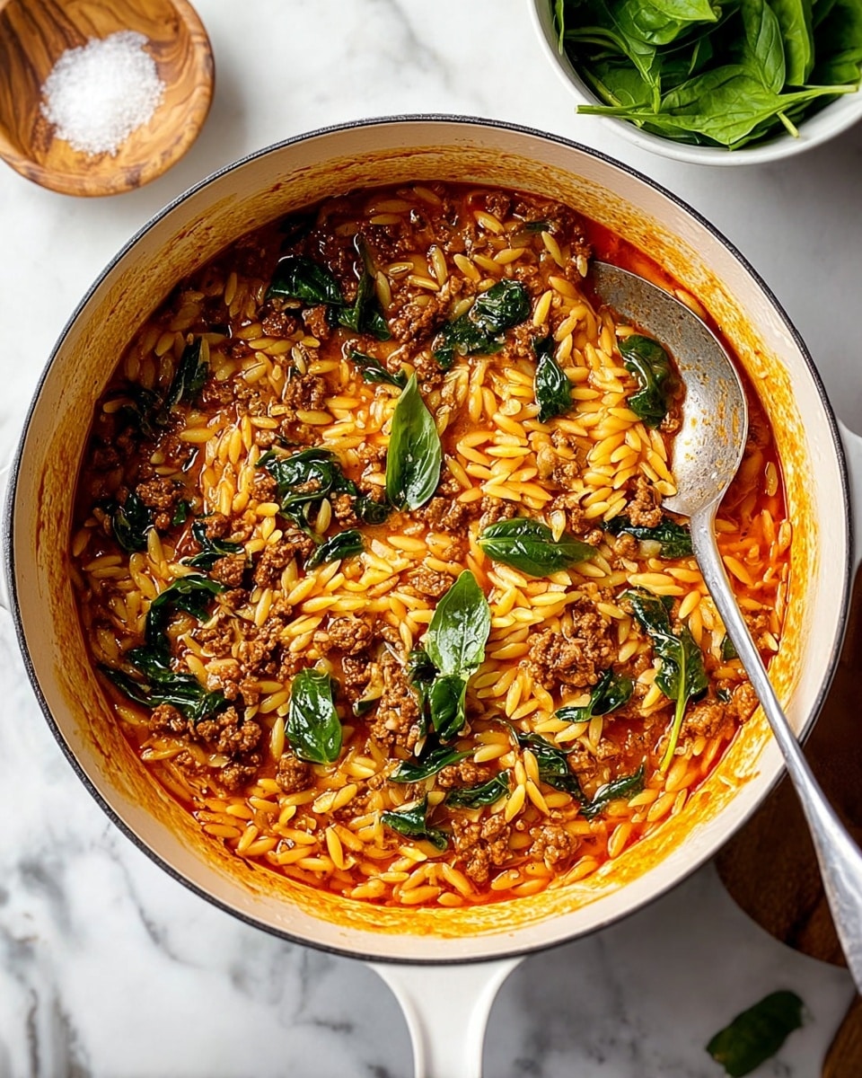 Ground Beef Orzo Pasta: A Quick & Easy Meal Recipe - Recipe Image