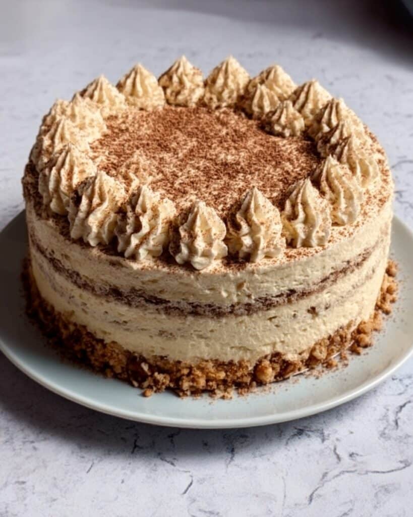Decadent Italian Tiramisu Cheesecake Recipe