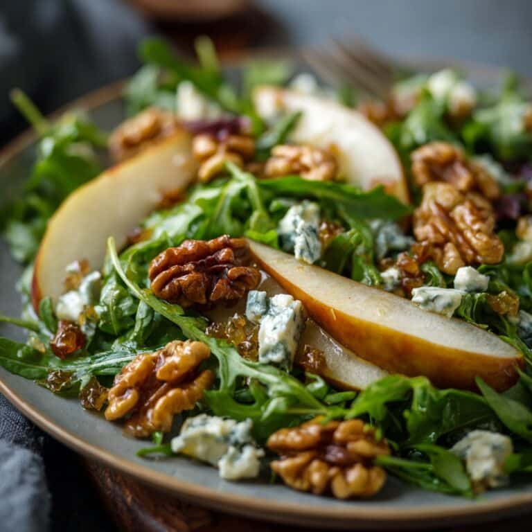 Pear & Brie Cheese Salad Skewers Recipe