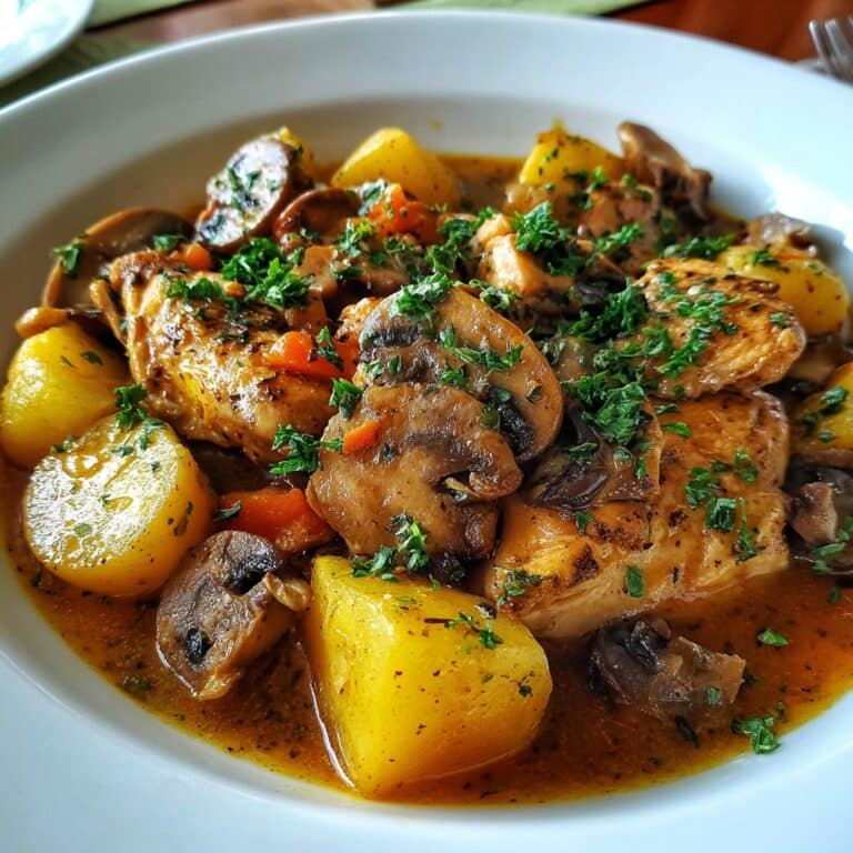 Spicy Georgian Mushroom Stew (Chashushuli Ostri) Recipe