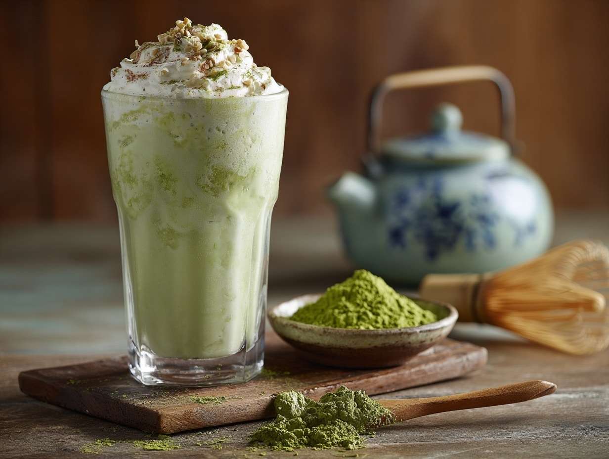 Healthy Matcha Green Smoothie Recipe