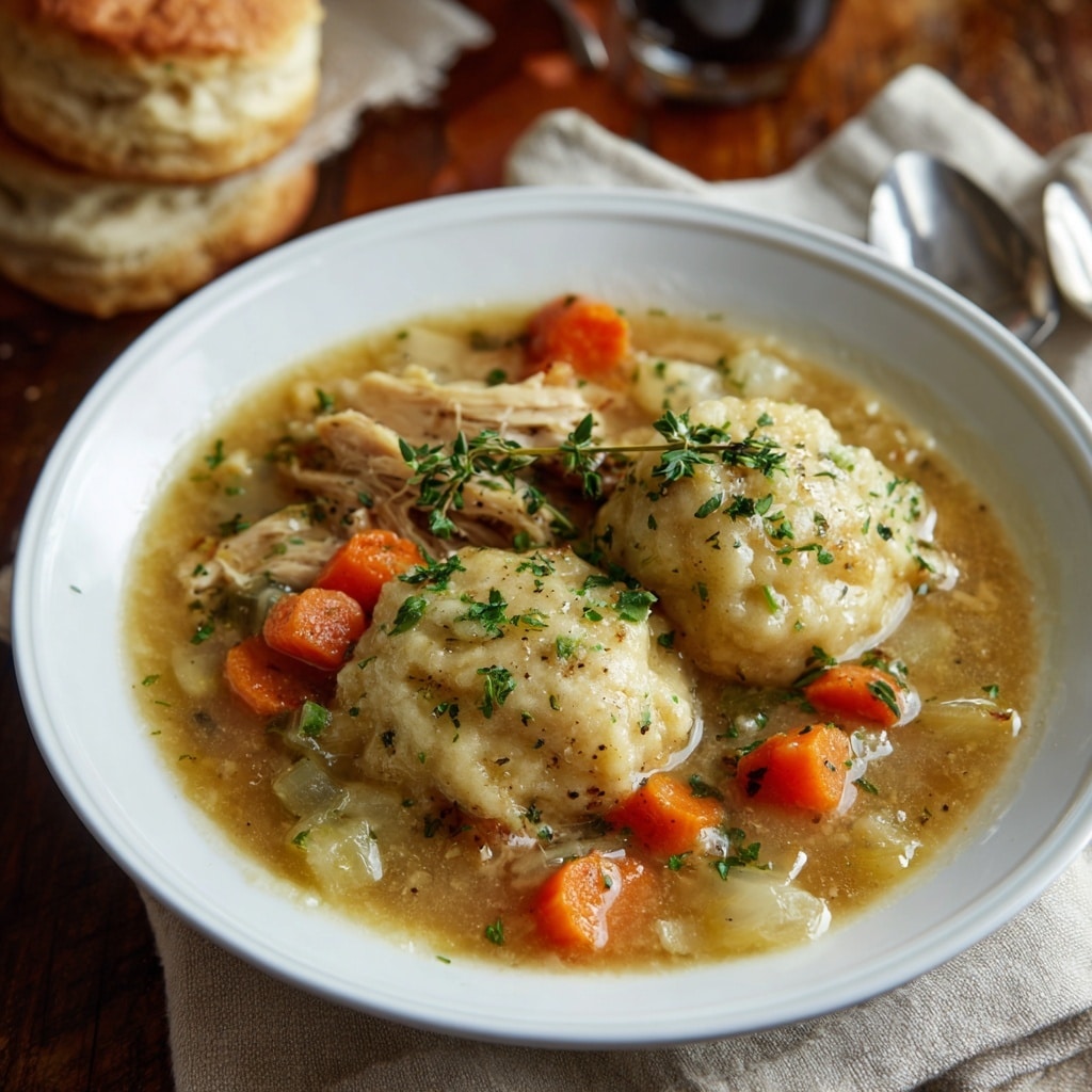 Easy Chicken and Dumplings with Frozen Dumplings Recipe