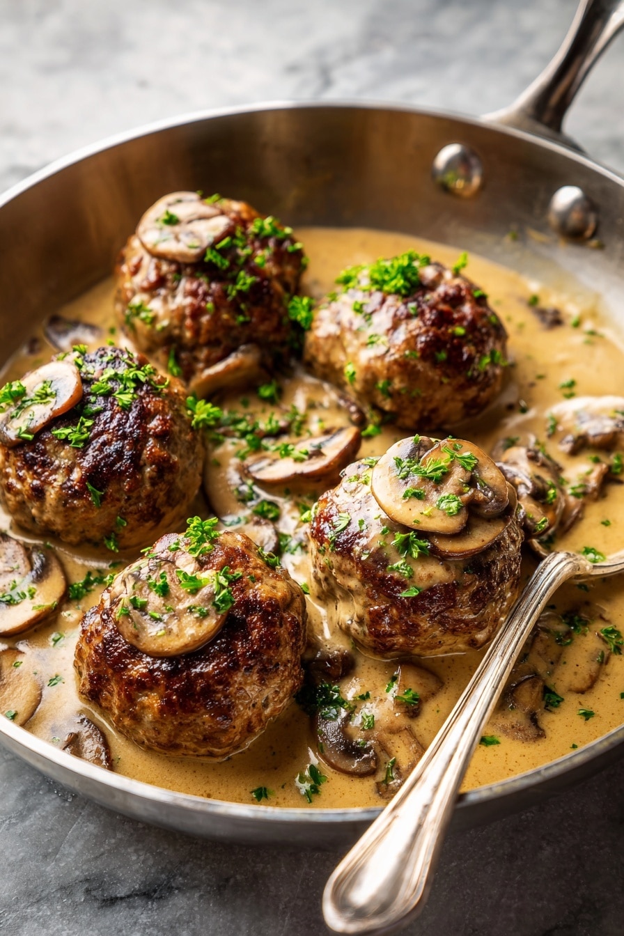 Best Christmas Stuffed Mushrooms Recipe - Recipe Image