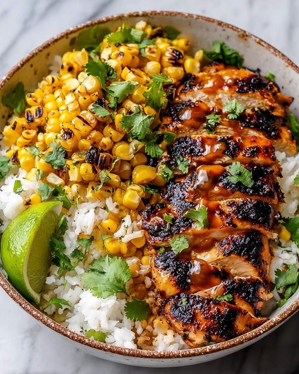 Street Corn Chicken Rice Bowl Recipe - Recipe Image