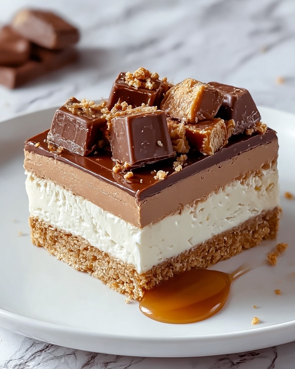 Homemade No-Bake Twix Cheesecake Recipe